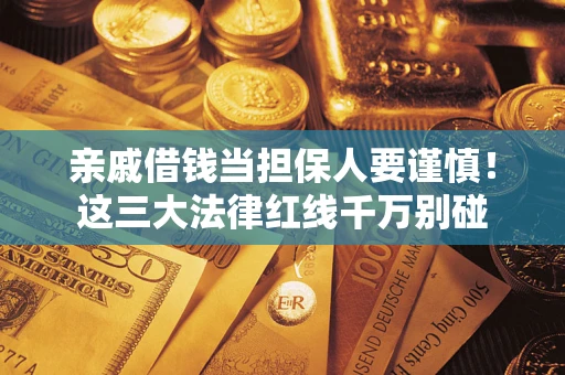 济南亲戚借钱当担保人要谨慎！这三大法律红线千万别碰