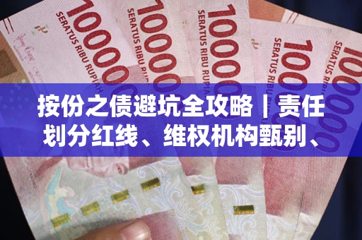 济南按份之债避坑全攻略｜责任划分红线、维权机构甄别、纠纷处理全流程拆解