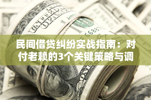济南民间借贷纠纷实战指南：对付老赖的3个关键策略与调解盲区解析