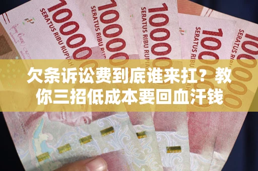 济南欠条诉讼费到底谁来扛？教你三招低成本要回血汗钱